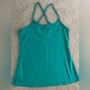 Teal Fabletics tank top